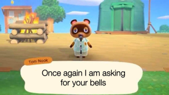 tom nook and his shenanigans